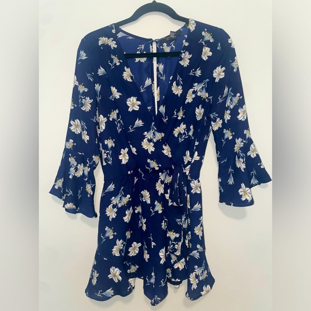 Elegant Floral Chiffon‎ Romper